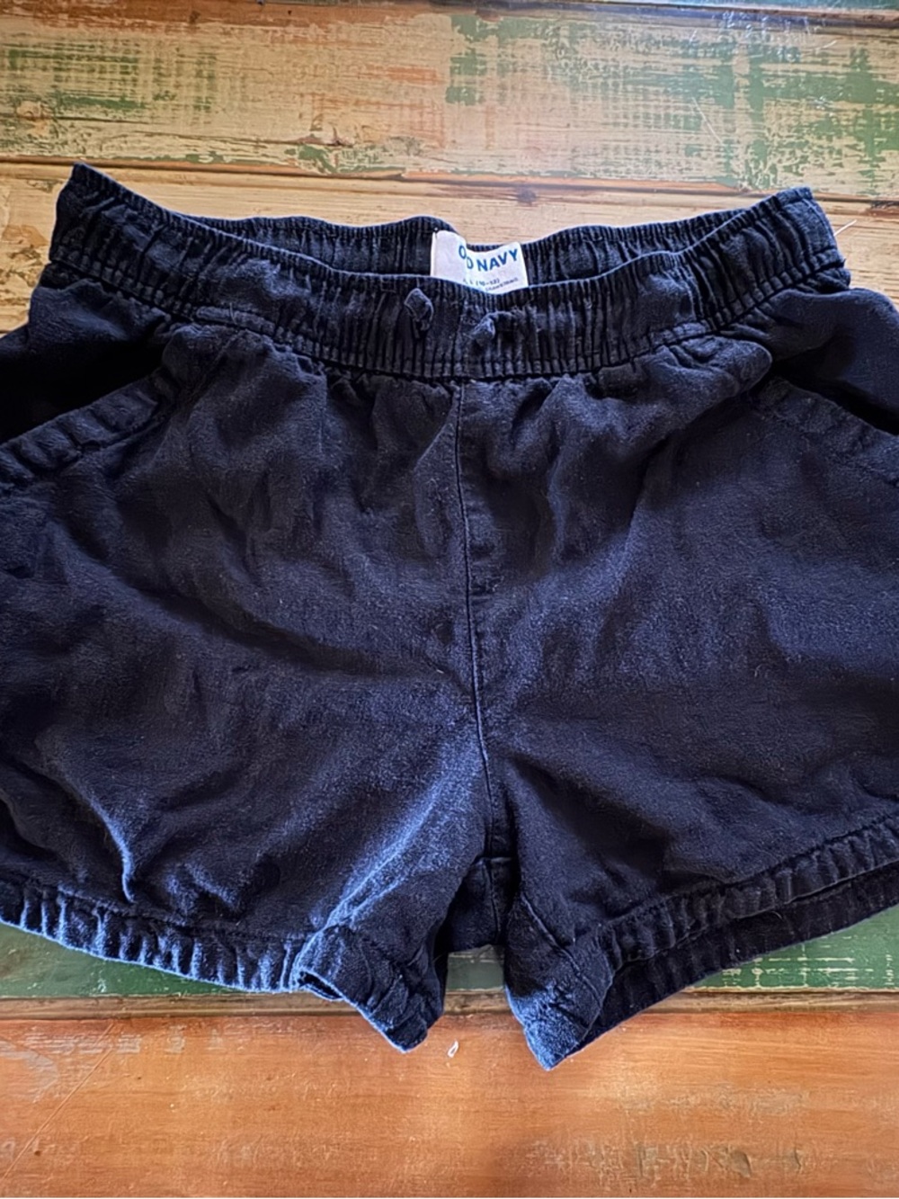 Old Navy Black Girls Elastic Waist Casual Shorts